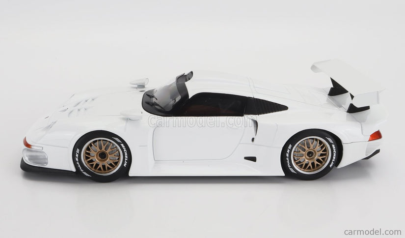 Porsche 911 GT1 Bez Dekorácií Version 1996 1:18 Werk83 biela