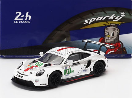 PORSCHE | 911 991-2 4.2L TEAM PORSCHE GT N 91 WINNER LMGTE PRO CLASS 24h LE MANS 2022 GIANMARIA BRUNI - RICHARD LIETZ - FREDERIC MAKOWIECKI | WHITE GREY RED