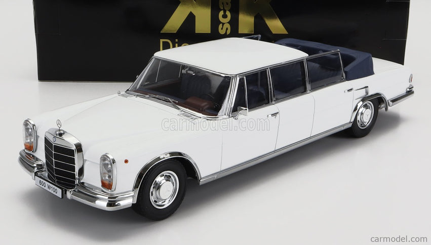 Mercedes Benz S-Class 600 Pullman (W100) Landaulet Semiconvertible 1964 1:18 KK Scale biela
