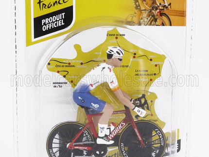 FIGURES | CICLISTA - CYCLIST - TEAM TOTAL-ENERGIES - TOUR DE FRANCE 2023 | WHITE YELLOW BLUE