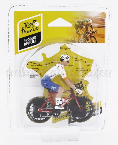 FIGURES | CICLISTA - CYCLIST - TEAM TOTAL-ENERGIES - TOUR DE FRANCE 2023 | WHITE YELLOW BLUE