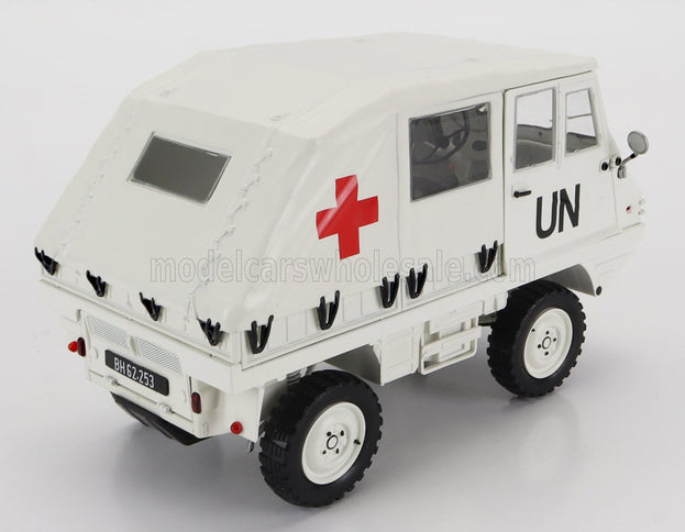 STEYR-PUCH | HAFLINGER UN AMBULANCE 1975 | WHITE