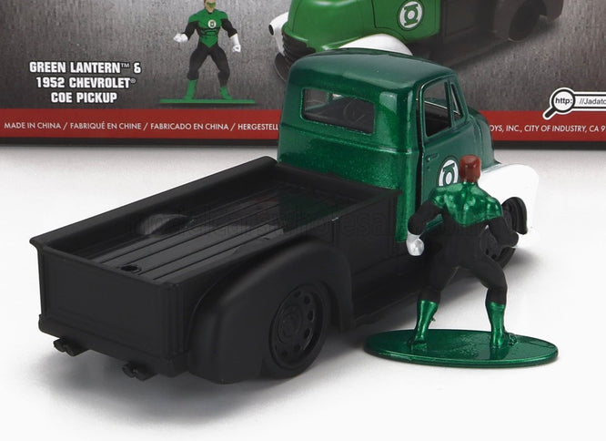 CHEVROLET | COE TRUCK WITH GREEN LANTERN FIGURE 1952 | GREEN BLACK
