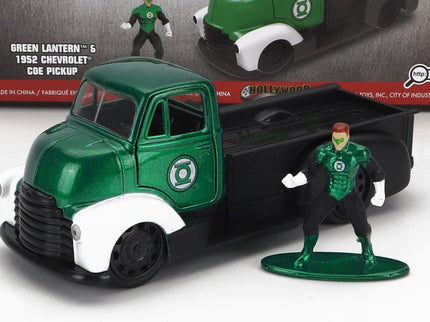 CHEVROLET | COE TRUCK WITH GREEN LANTERN FIGURE 1952 | GREEN BLACK
