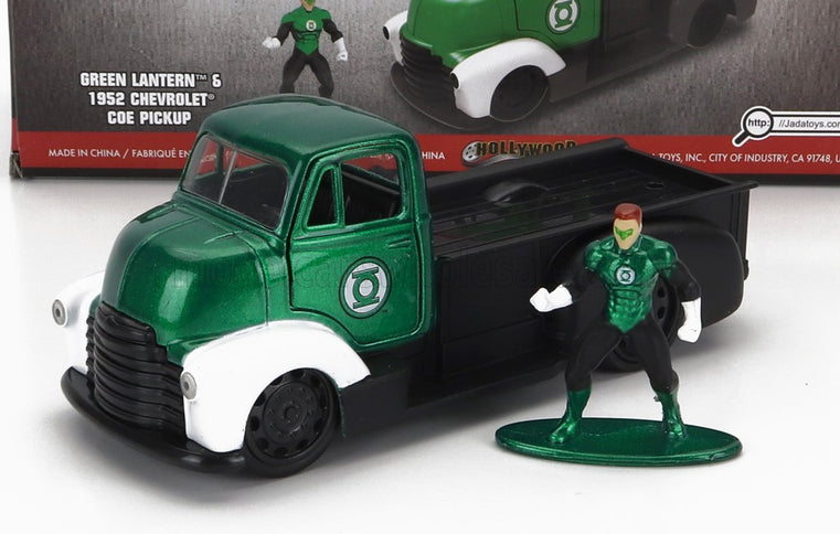 CHEVROLET | COE TRUCK WITH GREEN LANTERN FIGURE 1952 | GREEN BLACK