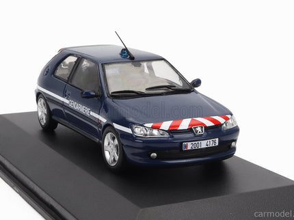 Peugeot 306 S16 Gendarmerie 1998 1:43 Solido modrá