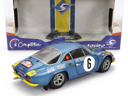 RENAULT | ALPINE A110 1600S (night version) N 6 RALLY MONTECARLO 1972 J.CANDRUET - P.PAGANI | BLUE MET