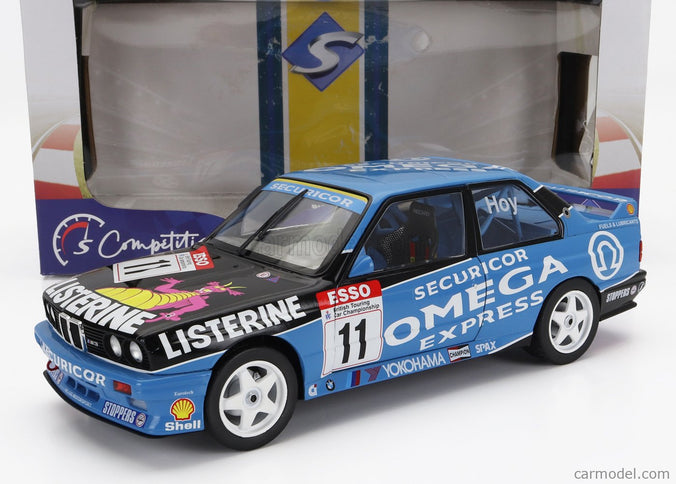 BMW 3-SERIES M3 (E30) Team VL Motorsport N°11 Champion Sezóna Btcc 1991 W.Hay 1:18 Solido modrá čierna