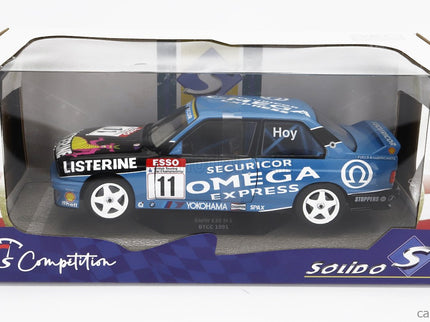 BMW 3-SERIES M3 (E30) Team VL Motorsport N°11 Champion Sezóna Btcc 1991 W.Hay 1:18 Solido modrá čierna