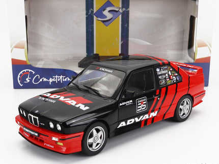 BMW 3-SERIES M3 (E30) Advan Rally Drift Team 1990 1:18 Solido červená čierna