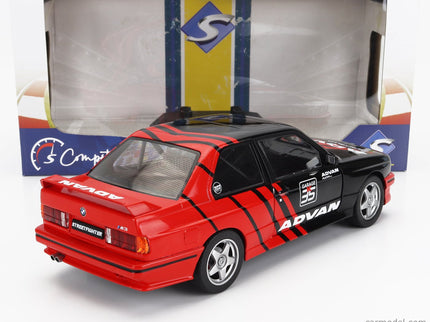BMW 3-SERIES M3 (E30) Advan Rally Drift Team 1990 1:18 Solido červená čierna