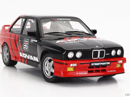 BMW 3-SERIES M3 (E30) Advan Rally Drift Team 1990 1:18 Solido červená čierna