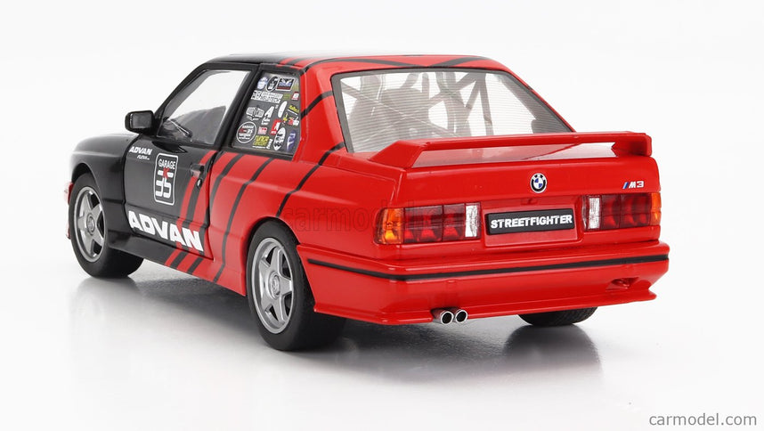 BMW 3-SERIES M3 (E30) Advan Rally Drift Team 1990 1:18 Solido červená čierna