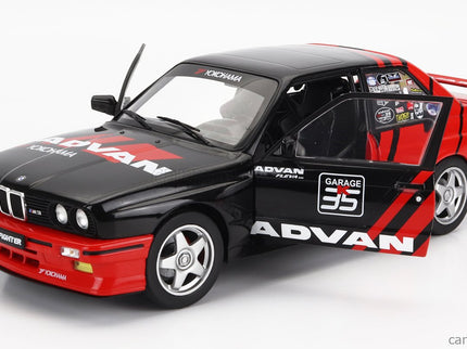 BMW 3-SERIES M3 (E30) Advan Rally Drift Team 1990 1:18 Solido červená čierna