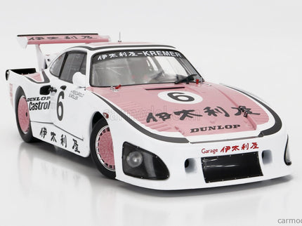 Porsche 935K3 Team Porsche Kremer Racing N°6 Víťaz 1000km Suzuka 1981 B.Wollek - H.Pescarolo 1:18 Solido biela ružová