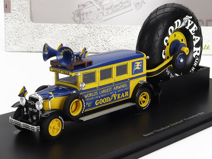 BUICK | GOODYEAR AIRWHEEL PROMOTION AUTOBUS USA 1929 | YELLOW BLUE
