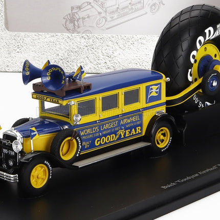 BUICK | GOODYEAR AIRWHEEL PROMOTION AUTOBUS USA 1929 | YELLOW BLUE