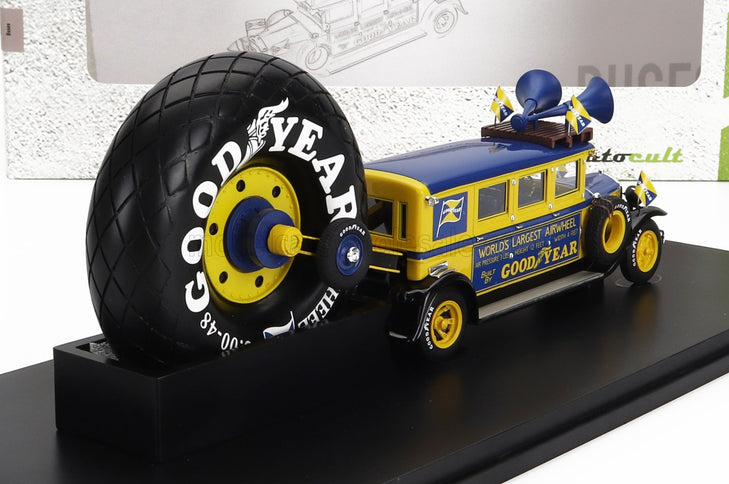 BUICK | GOODYEAR AIRWHEEL PROMOTION AUTOBUS USA 1929 | YELLOW BLUE