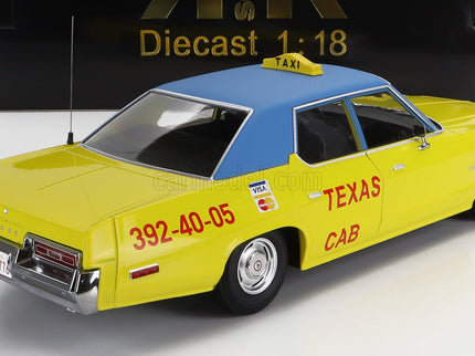 Dodge Monaco Taxi Texas Cab B38 1974 1:18 KK Scale žltá modrá