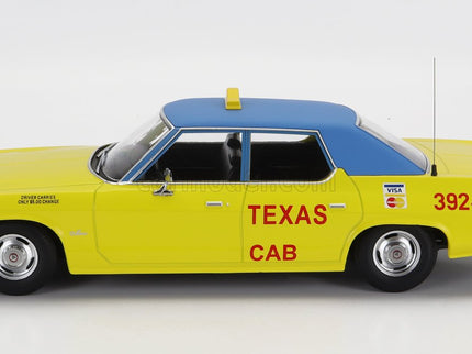 Dodge Monaco Taxi Texas Cab B38 1974 1:18 KK Scale žltá modrá
