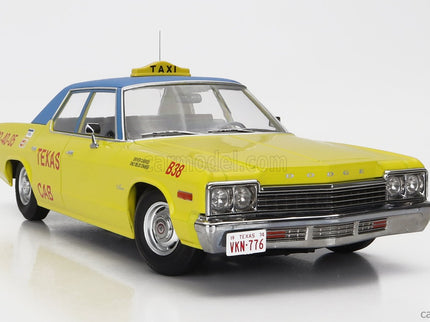 Dodge Monaco Taxi Texas Cab B38 1974 1:18 KK Scale žltá modrá