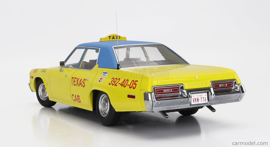 Dodge Monaco Taxi Texas Cab B38 1974 1:18 KK Scale žltá modrá