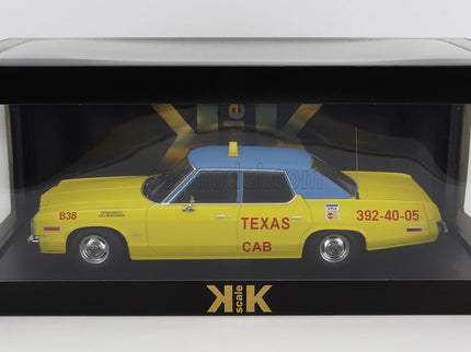 Dodge Monaco Taxi Texas Cab B38 1974 1:18 KK Scale žltá modrá