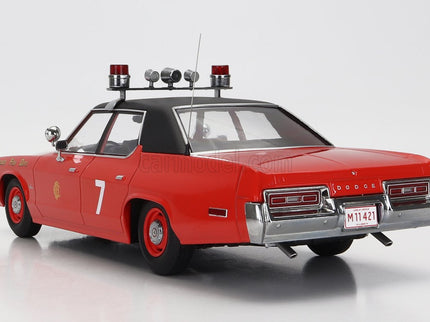 Dodge Monaco N°7 Chicago Hasičské Auto Department 1974 1:18 KK Scale červená čierna