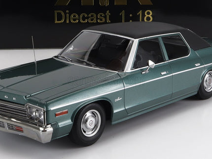 Dodge Monaco 1974 1:18 KK Scale zelená metalická čierna