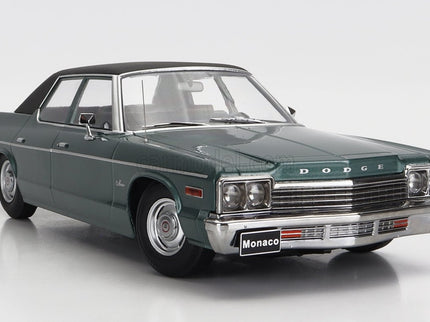 Dodge Monaco 1974 1:18 KK Scale zelená metalická čierna