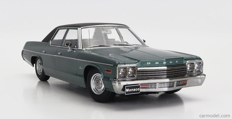 Dodge Monaco 1974 1:18 KK Scale zelená metalická čierna