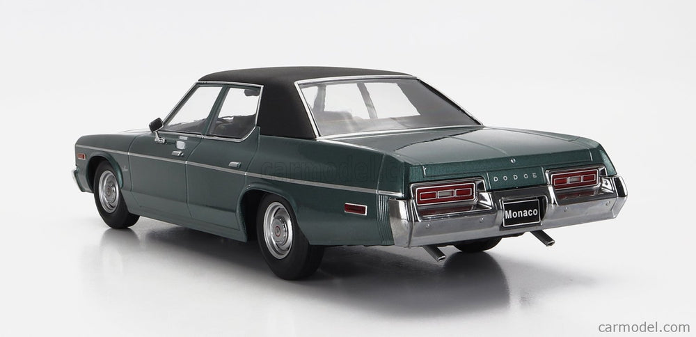 Dodge Monaco 1974 1:18 KK Scale zelená metalická čierna