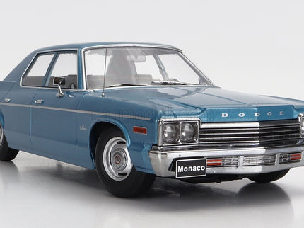 Dodge Monaco 1974 1:18 KK Scale svetlomodrá metalická