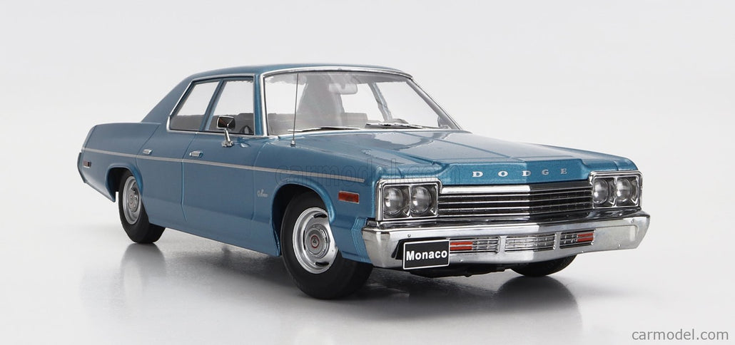 Dodge Monaco 1974 1:18 KK Scale svetlomodrá metalická