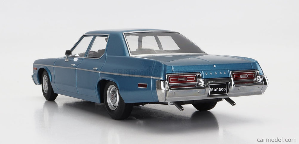 Dodge Monaco 1974 1:18 KK Scale svetlomodrá metalická