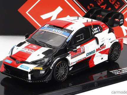 Toyota Yaris GR RALLY1 Team Toyota Gazoo Racing Wrt N°1 2. Miesto Rally Montecarlo 2022 Sebastian Ogier - Benjamin Veillas 1:43 IXO Models biela červená čierna