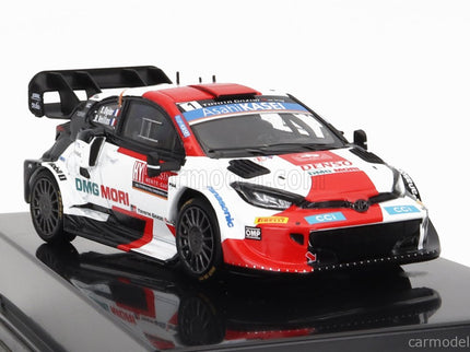 Toyota Yaris GR RALLY1 Team Toyota Gazoo Racing Wrt N°1 2. Miesto Rally Montecarlo 2022 Sebastian Ogier - Benjamin Veillas 1:43 IXO Models biela červená čierna