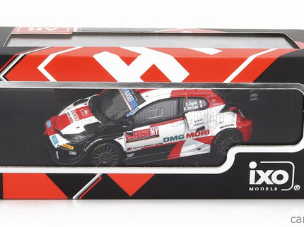 Toyota Yaris GR RALLY1 Team Toyota Gazoo Racing Wrt N°1 2. Miesto Rally Montecarlo 2022 Sebastian Ogier - Benjamin Veillas 1:43 IXO Models biela červená čierna
