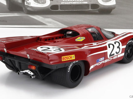 Porsche 917K 4.9L Team Salzburg N°23 Víťaz 24h Le Mans 1970 Hans Herrmann - Richard Attwood 1:18 Werk83 červená biela
