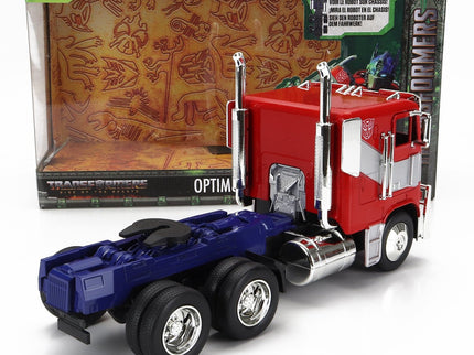 FREIGHTLINER | FLT86 TRACTOR TRUCK 3-ASSI 1986 - OPTIMUS PRIME TRANSFORMERS MOVIE | RED BLUE