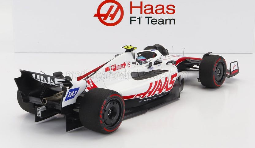 HAAS | F1  VF-22 TEAM HAAS N 47 8th (first points) SILVERSTONE BRITISH GP 2022 MICK SCHUMACHER | WHITE BLACK RED