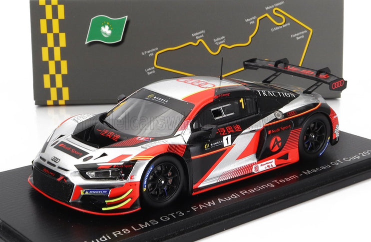 AUDI | R8 LMS GT3 TEAM FAW AUDI RACING TEAM N 1 GT CUP MACAU 2022 CHENG CONG FU | WHITE ORANGE BLACK