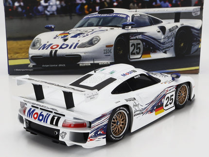 Porsche 911 GT1 3.2L Turbo Team Porsche AG MOBIL1 N°25 24h Le Mans 1997 Hans Joachim Stuck - Thierry Boutsen - Bob Wollek 1:18 Werk83 biela