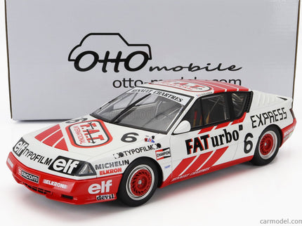 Renault Gta Alpine N°6 Europa Cup 1987 J.Gouhier 1:18 Otto Mobile biela červená
