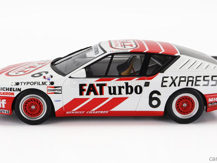 Renault Gta Alpine N°6 Europa Cup 1987 J.Gouhier 1:18 Otto Mobile biela červená