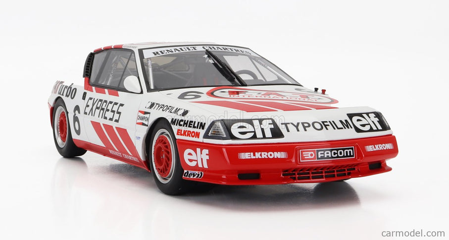 Renault Gta Alpine N°6 Europa Cup 1987 J.Gouhier 1:18 Otto Mobile biela červená