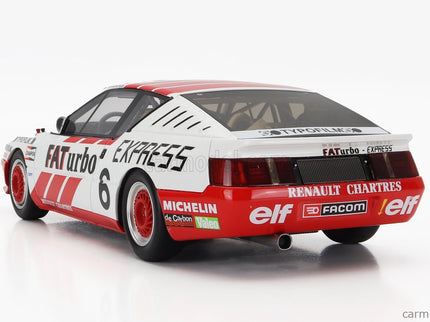 Renault Gta Alpine N°6 Europa Cup 1987 J.Gouhier 1:18 Otto Mobile biela červená
