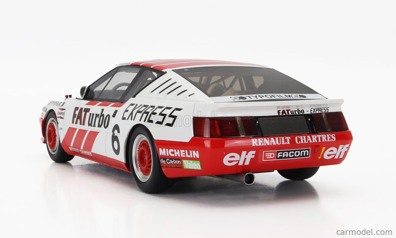 Renault Gta Alpine N°6 Europa Cup 1987 J.Gouhier 1:18 Otto Mobile biela červená