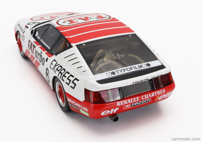 Renault Gta Alpine N°6 Europa Cup 1987 J.Gouhier 1:18 Otto Mobile biela červená