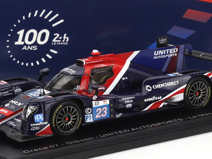 ORECA | 07 GIBSON GK428 4.2L V8 TEAM UNITED AUTOSPORTS N 23 24h LE MANS 2023 T.BLOMQVIST - O.JARVIS - J.PIERSON | BLUE RED
